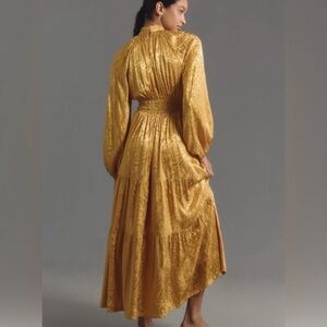 ANTHROPOLOGIE The Somerset Maxi Dress: Mock-Neck Edition XS